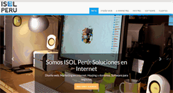 Desktop Screenshot of isolperu.com