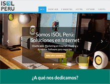 Tablet Screenshot of isolperu.com